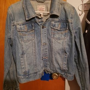 XL Aeropostale blue jean jacket
